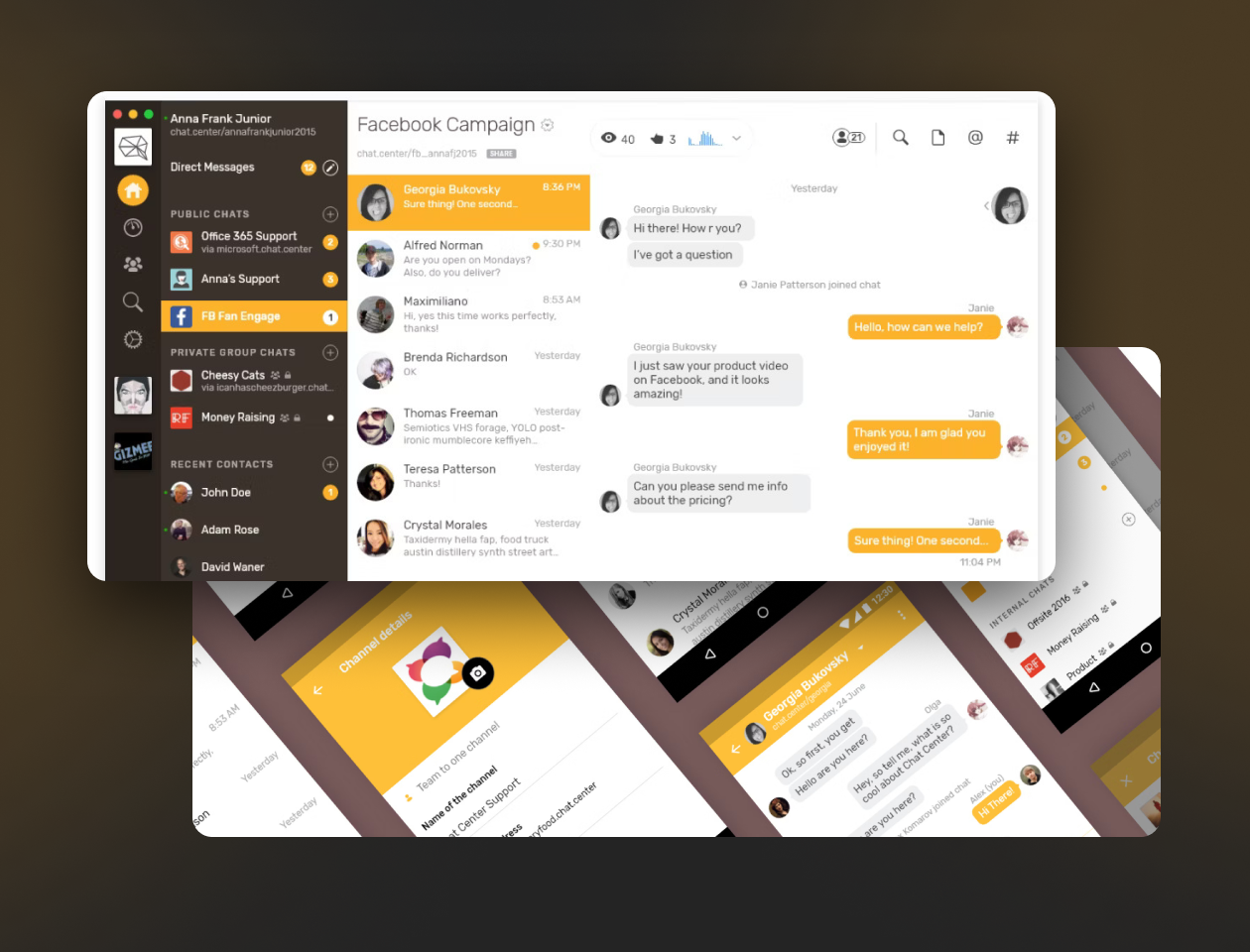 Customer Chat Solution portfolio