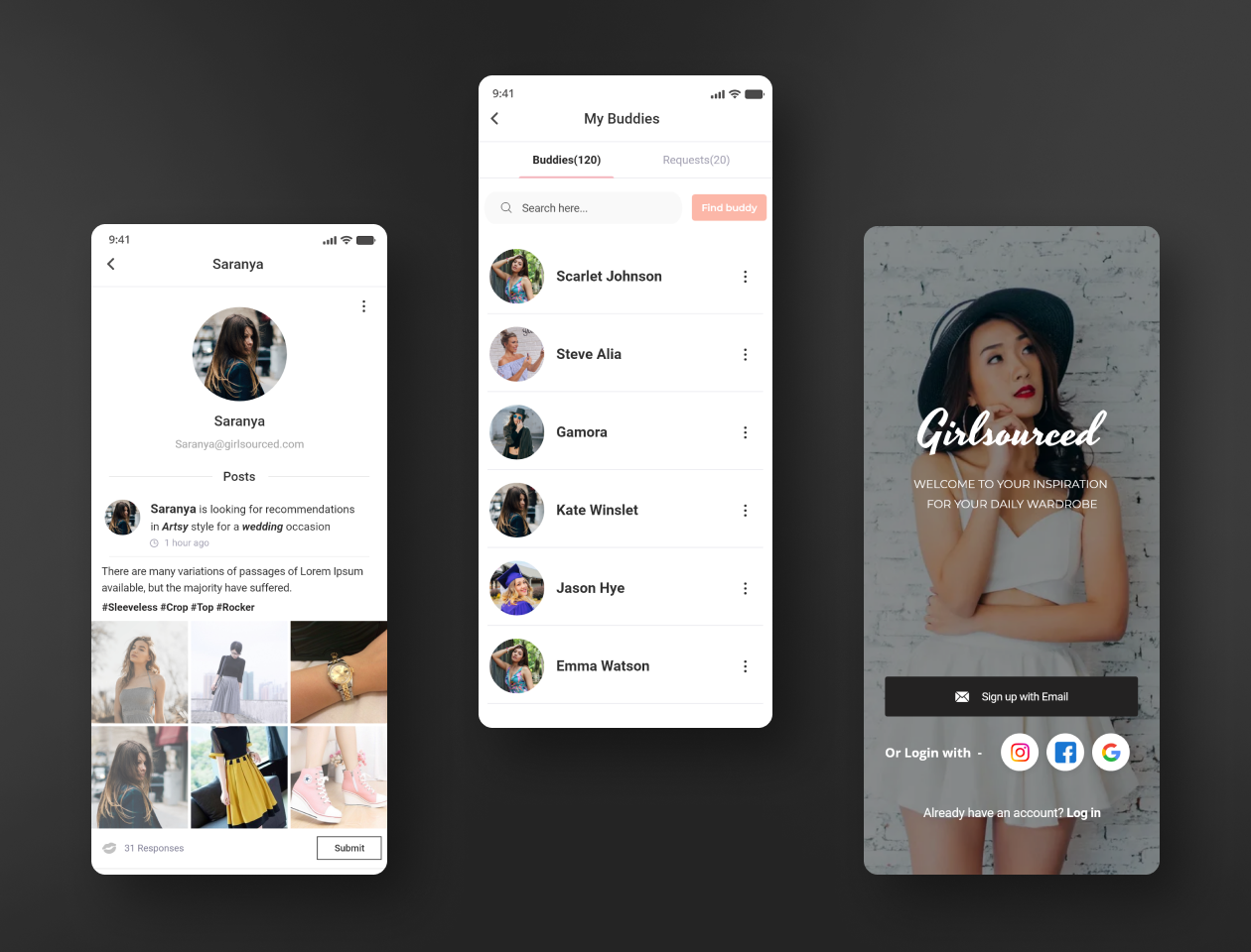 Personalized Styling App portfolio